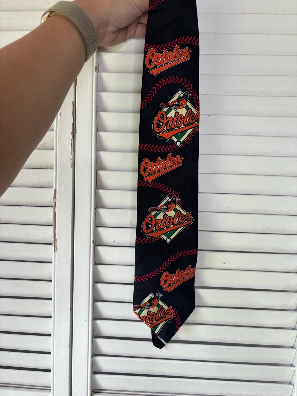 Vintage 1998 Baltimore Orioles Men’s Silk Tie